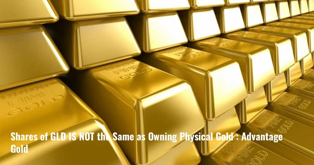 GLD vs. Owning Physical Gold